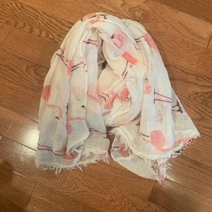 Gauzy Flamingo Scarf